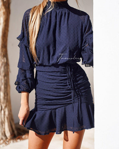 Piper Dress - Navy - SHOPJAUS - JAUS