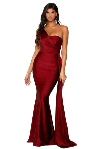 Portia & Scarlett PS6321 Gown - Deep Red - JAUS