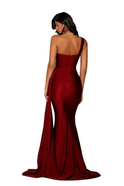 Portia & Scarlett PS6321 Gown - Deep Red - JAUS