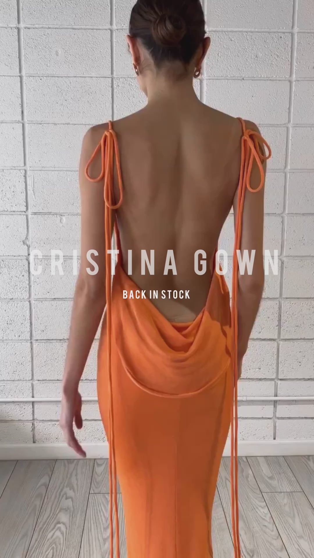 Cristina Gown - Orange