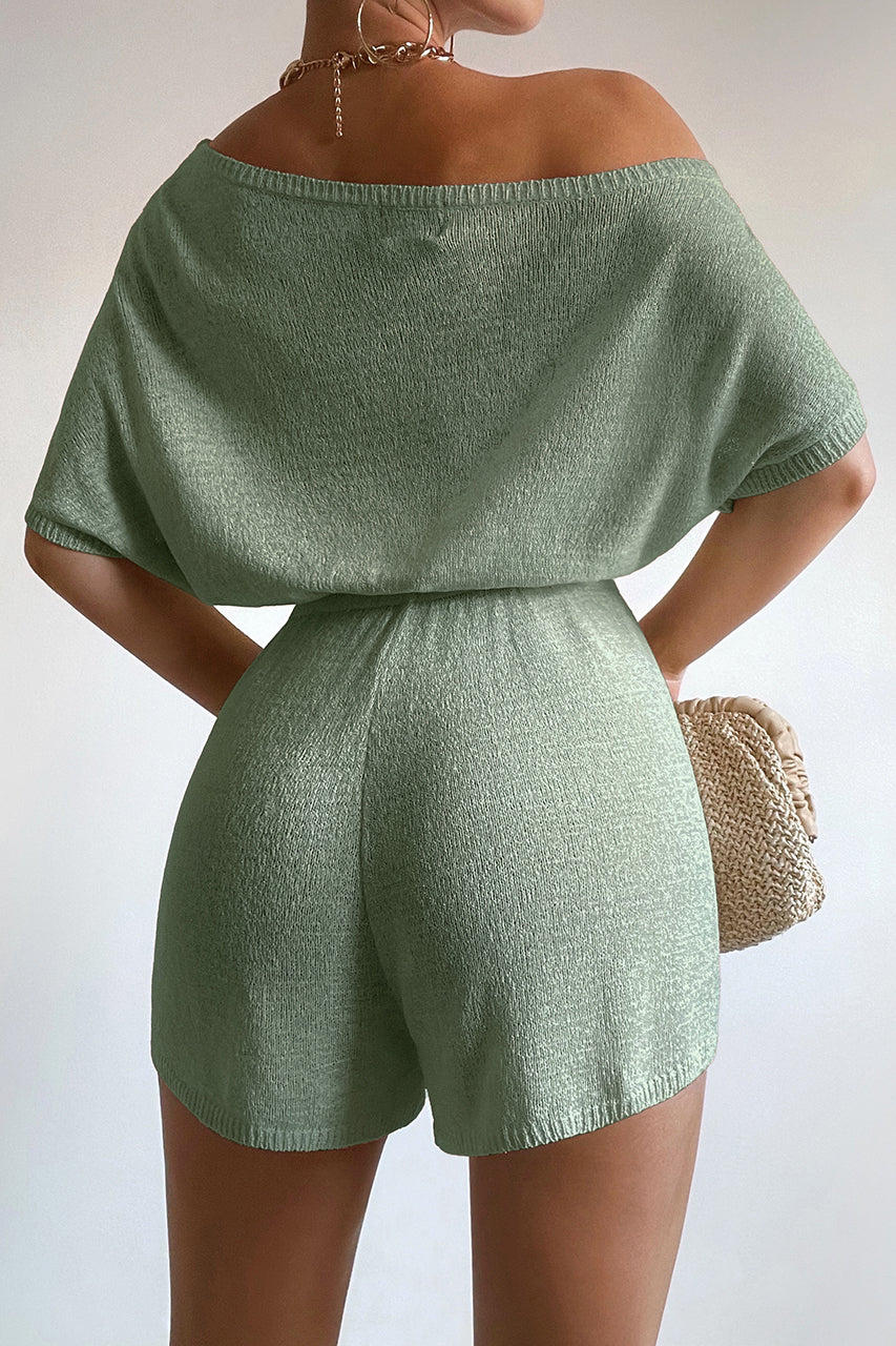 Mia Knit Romper - Sage