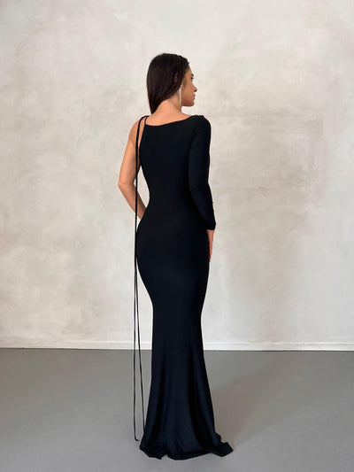 Reversible Emilia Gown - Black - JAUS