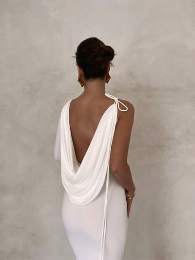 Reversible Emilia Gown - White - JAUS