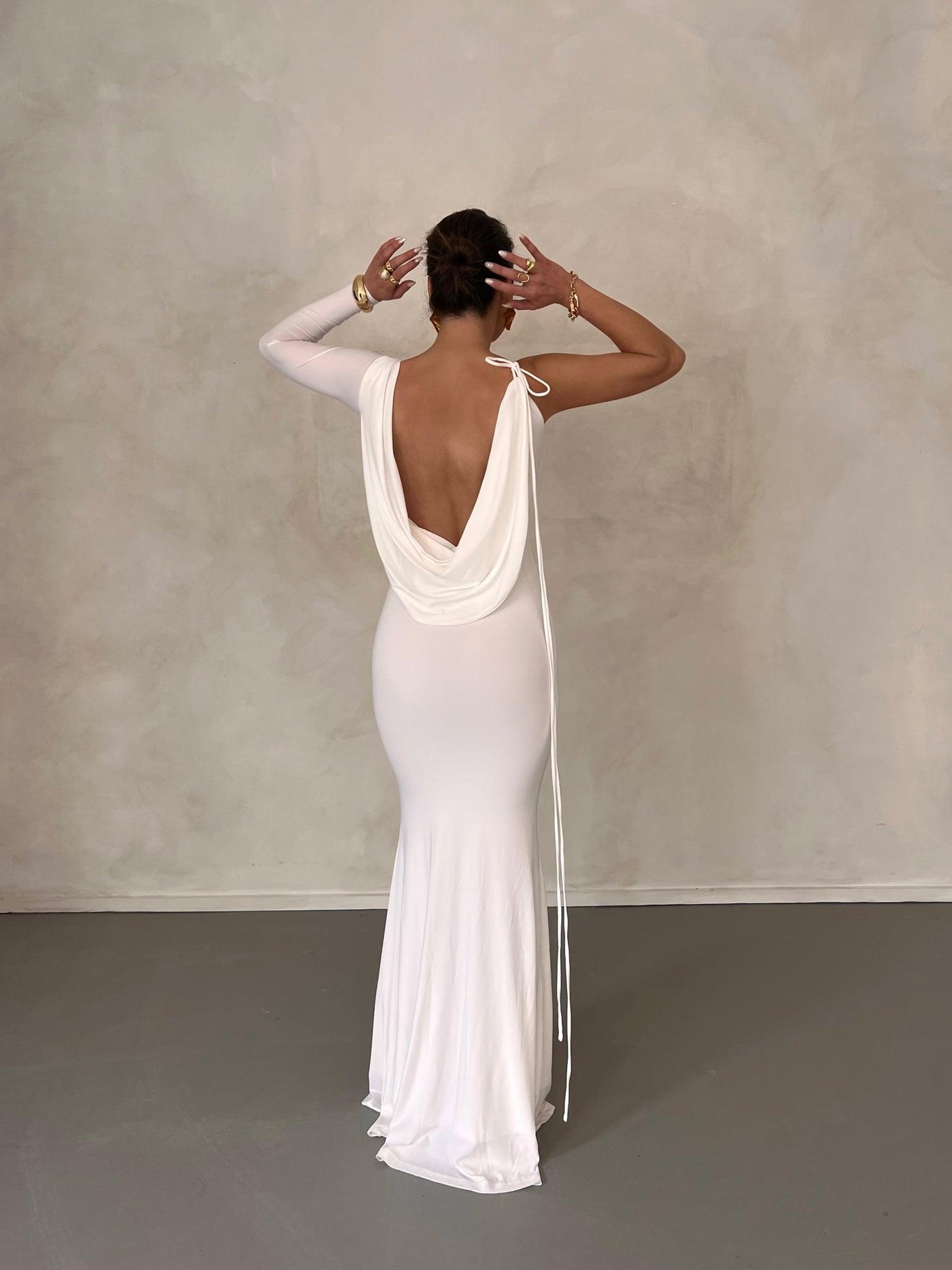 Reversible Emilia Gown - White - JAUS