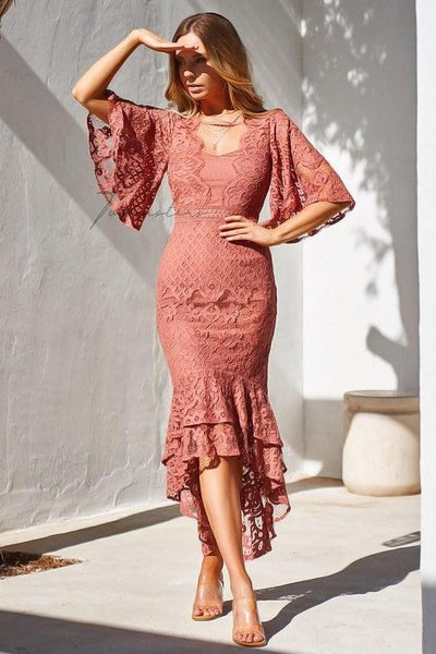 Reyna Dress - Mauve - SHOPJAUS - JAUS