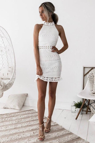 Rivers Dress - White - SHOPJAUS - JAUS