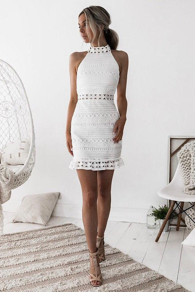 Rivers Dress - White - SHOPJAUS - JAUS