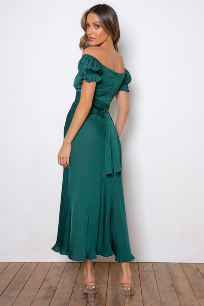 Samantha Dress - Forest Green - JAUS