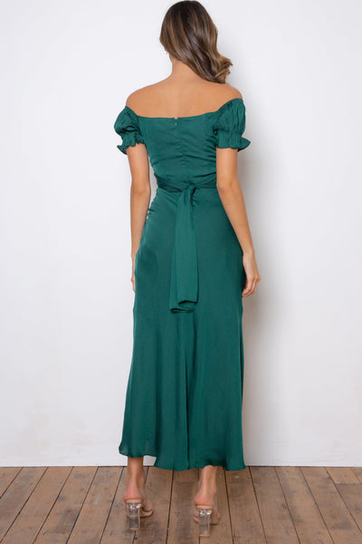 Samantha Dress - Forest Green - JAUS