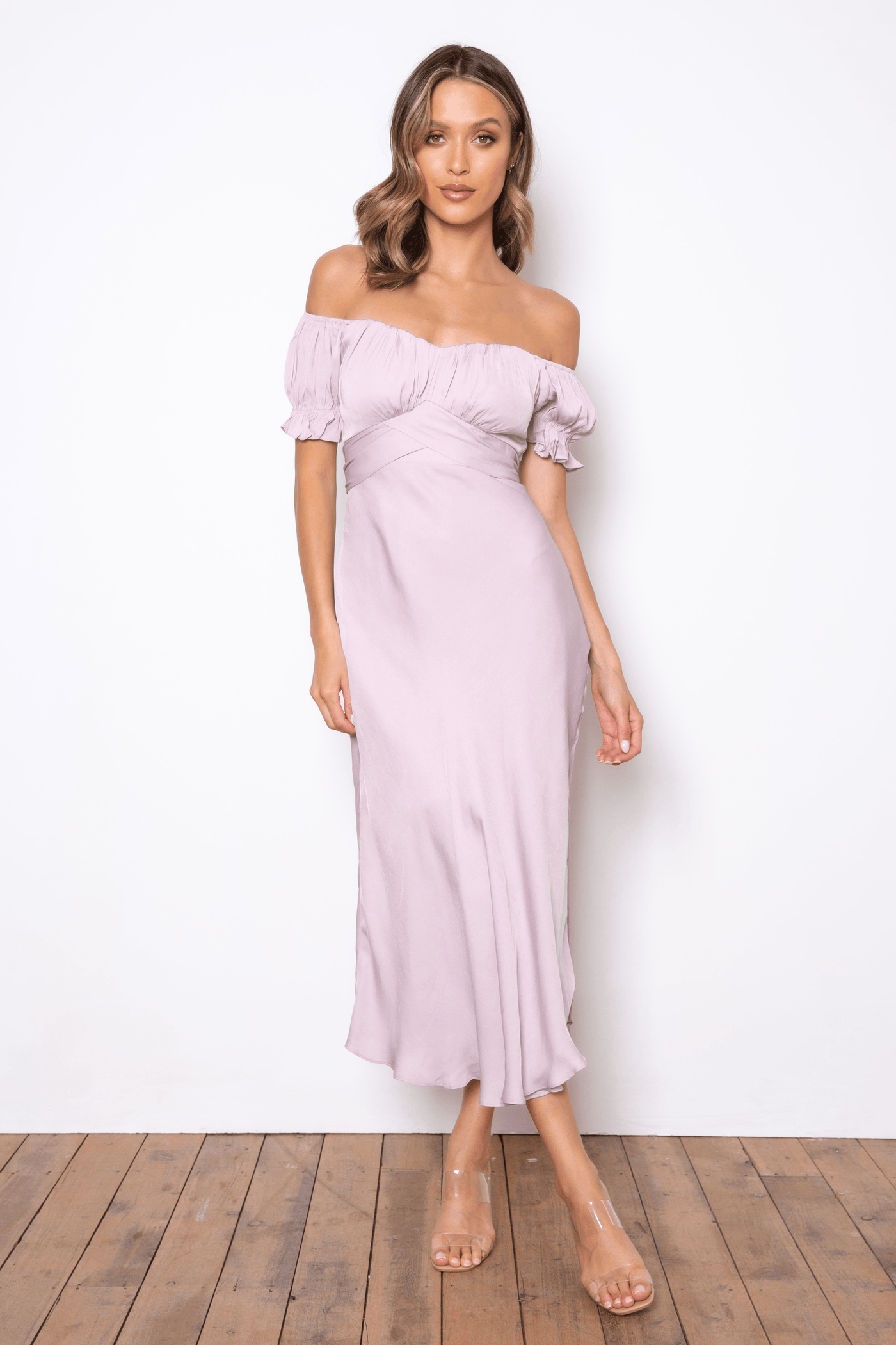 Samantha Dress - Light Lilac - JAUS