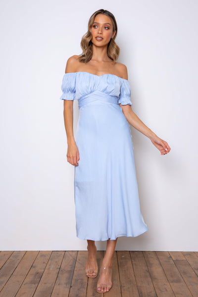 Samantha Dress - Sky Blue - JAUS