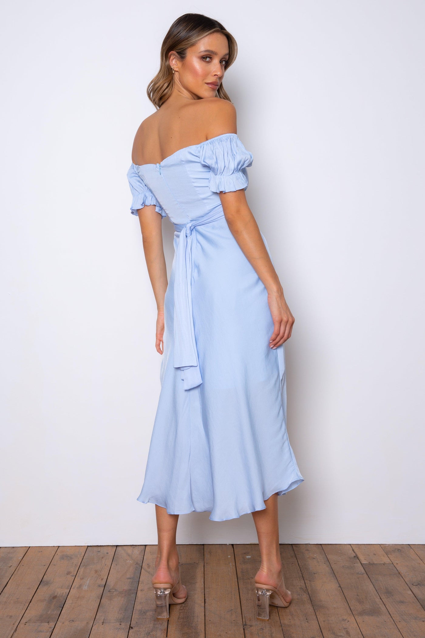 Samantha Dress - Sky Blue - JAUS