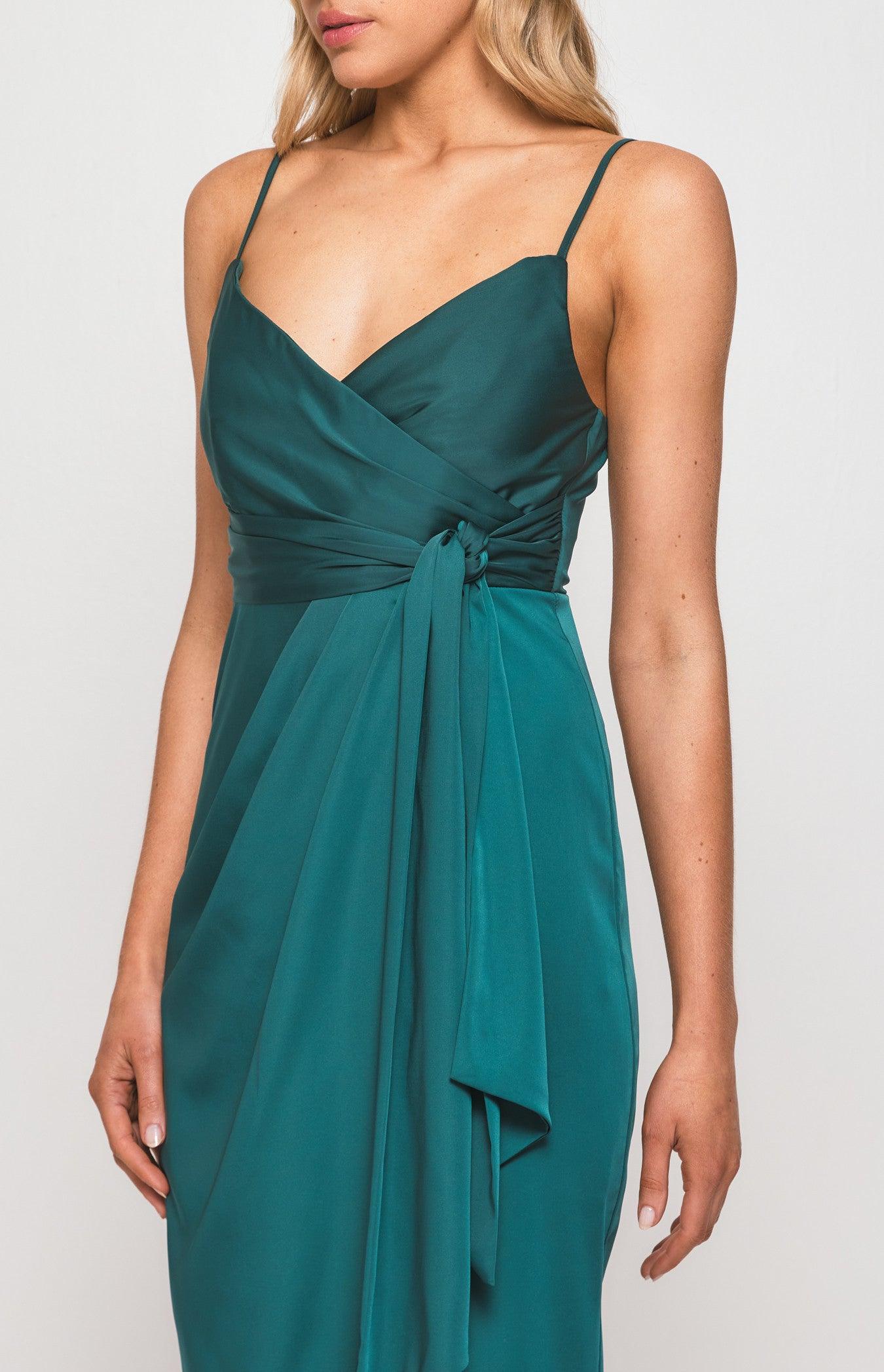 Samba Midi Dress - Emerald - JAUS