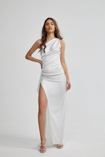 Samira Dress - White - JAUS