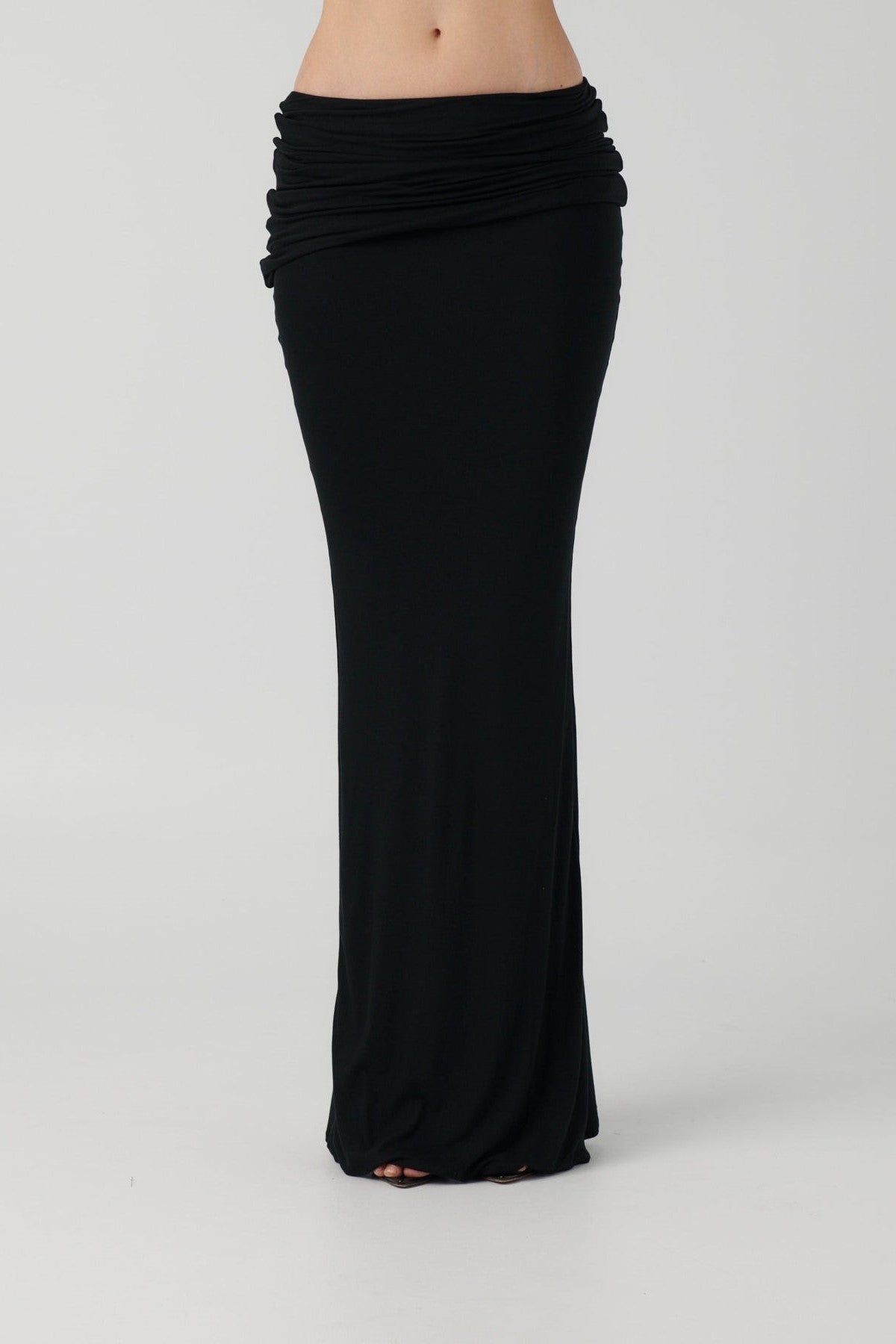 Samira Maxi Skirt - Black - SHOPJAUS - JAUS