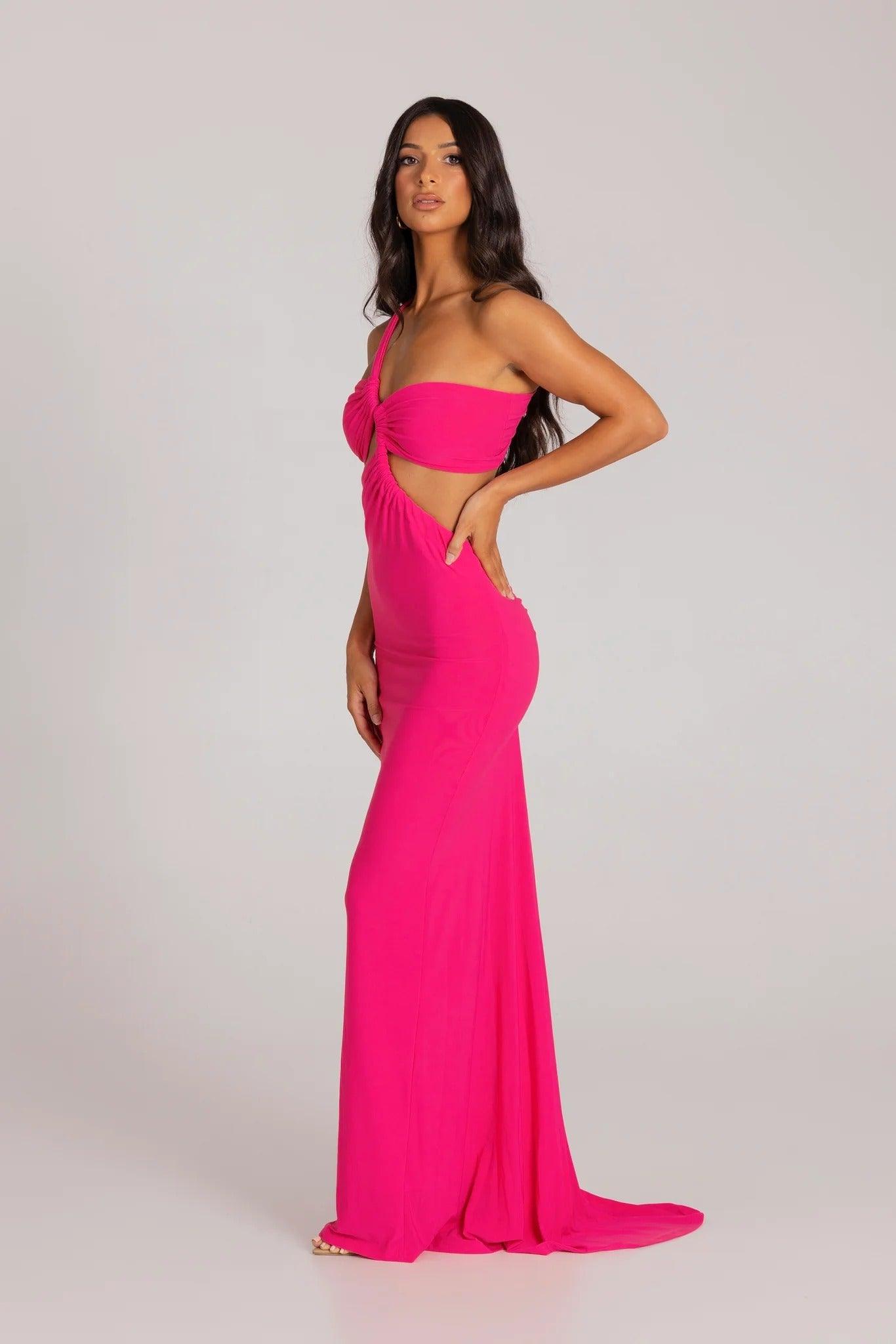 Sari Gown - Fuchsia - JAUS