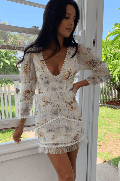 Savannah Dress - Floral - SHOPJAUS - JAUS