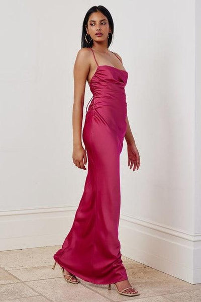 Scarlet Dress - Fuchsia - JAUS