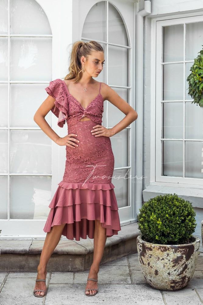 Sophia Dress - Mauve - SHOPJAUS - JAUS