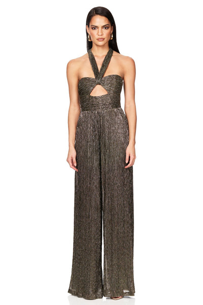 Nookie Spellbound Jumpsuit - Black/Gold - SHOPJAUS - JAUS