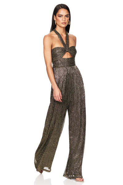 Nookie Spellbound Jumpsuit - Black/Gold - SHOPJAUS - JAUS