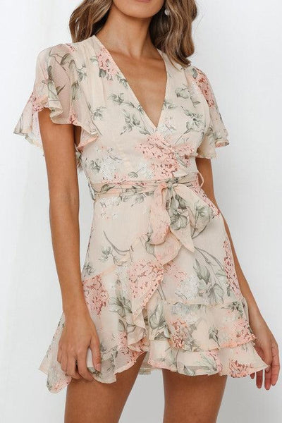 Spring Beginnings Dress - Floral - SHOPJAUS - JAUS