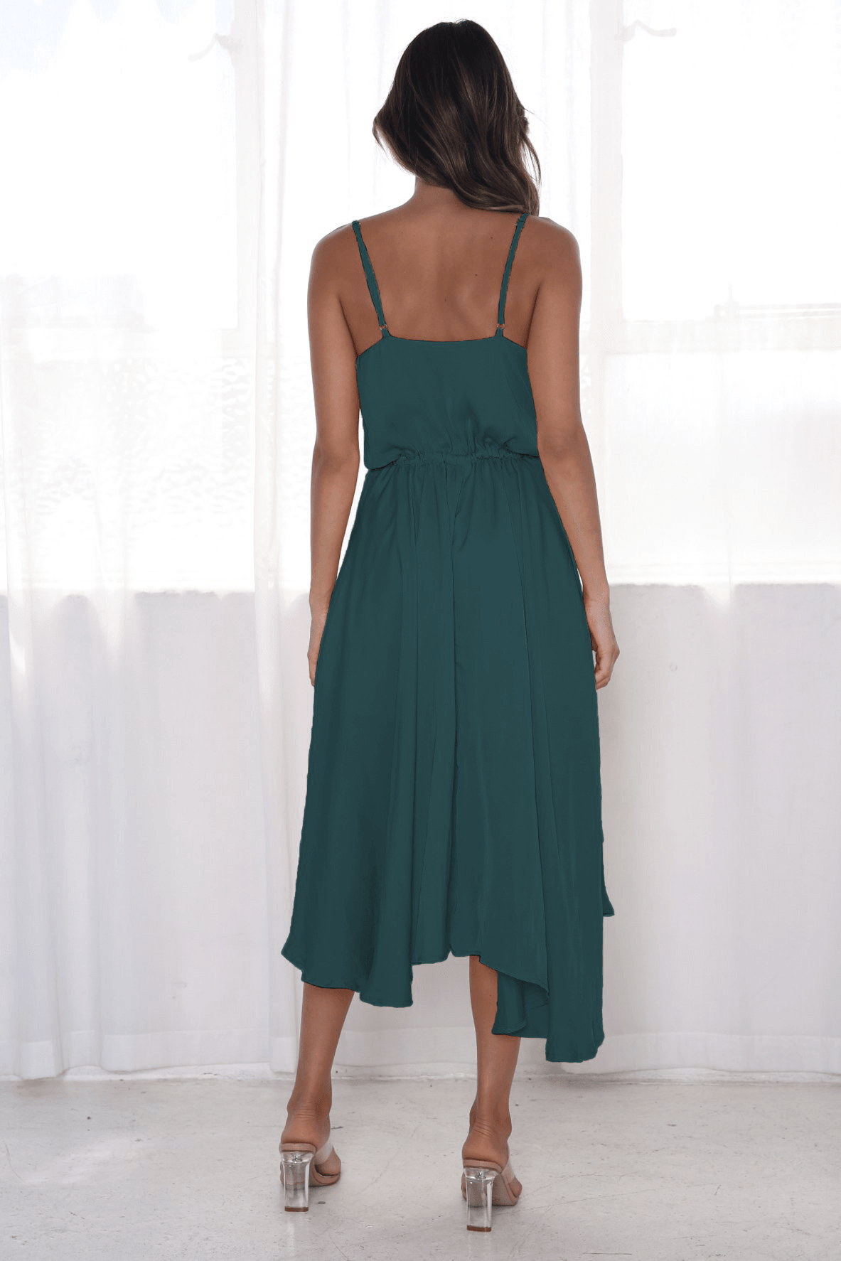 Sunshine Midi Dress - Green - JAUS