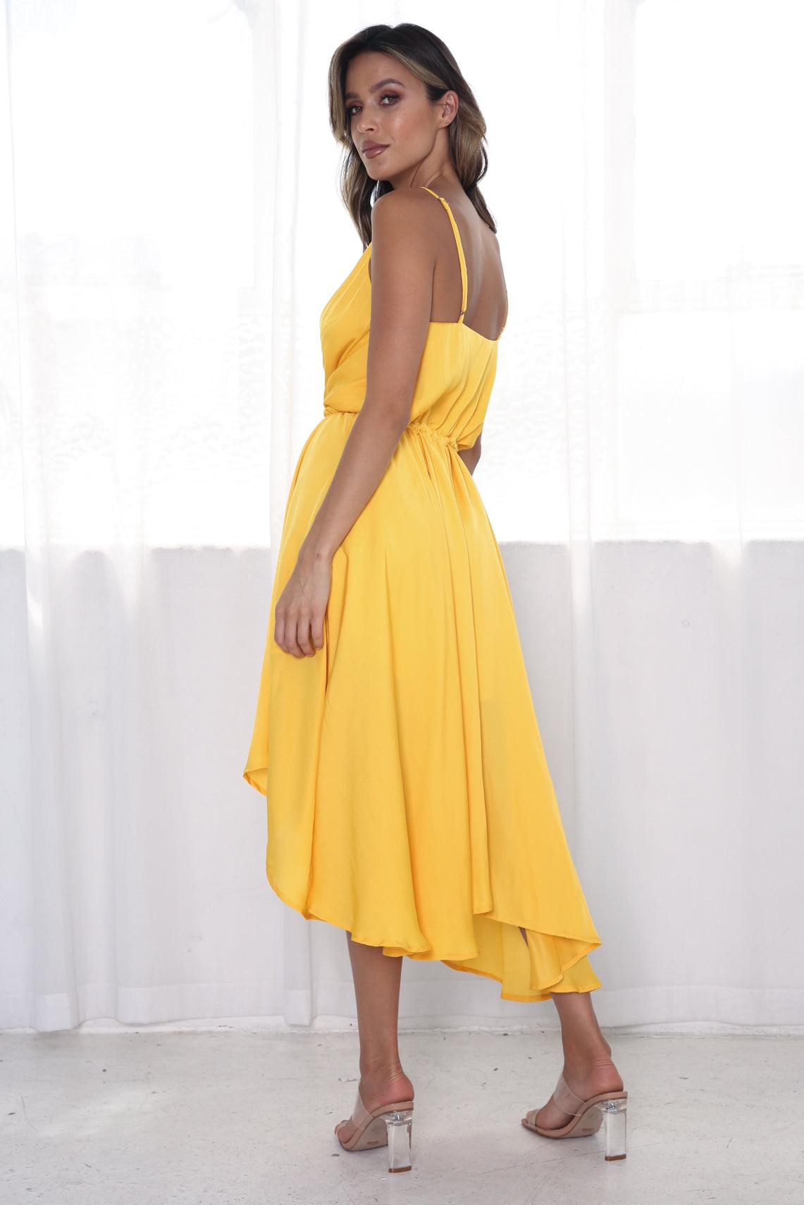 Sunshine Midi Dress - Mango - JAUS