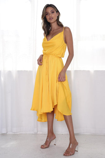 Sunshine Midi Dress - Mango - JAUS