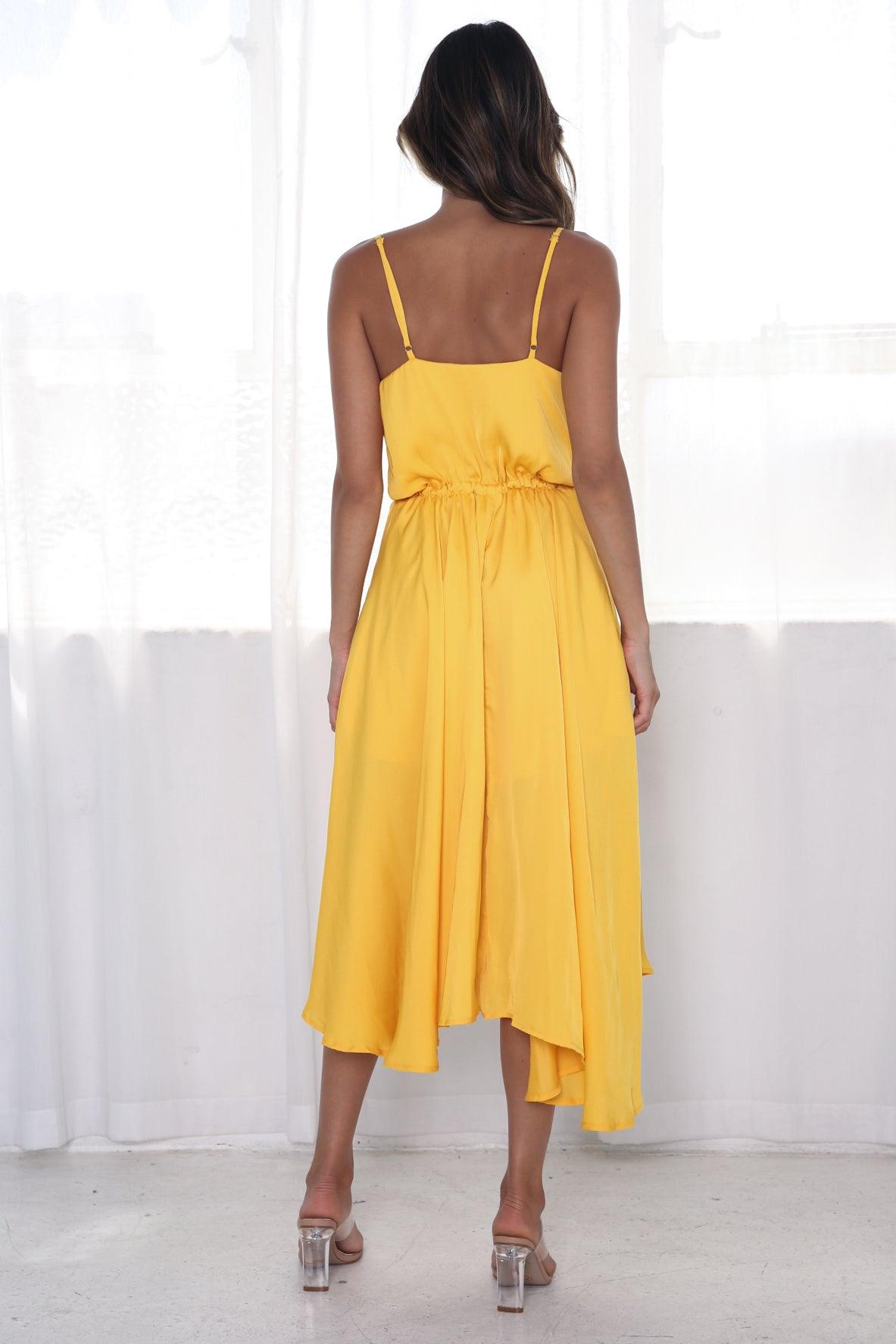 Sunshine Midi Dress - Mango - JAUS