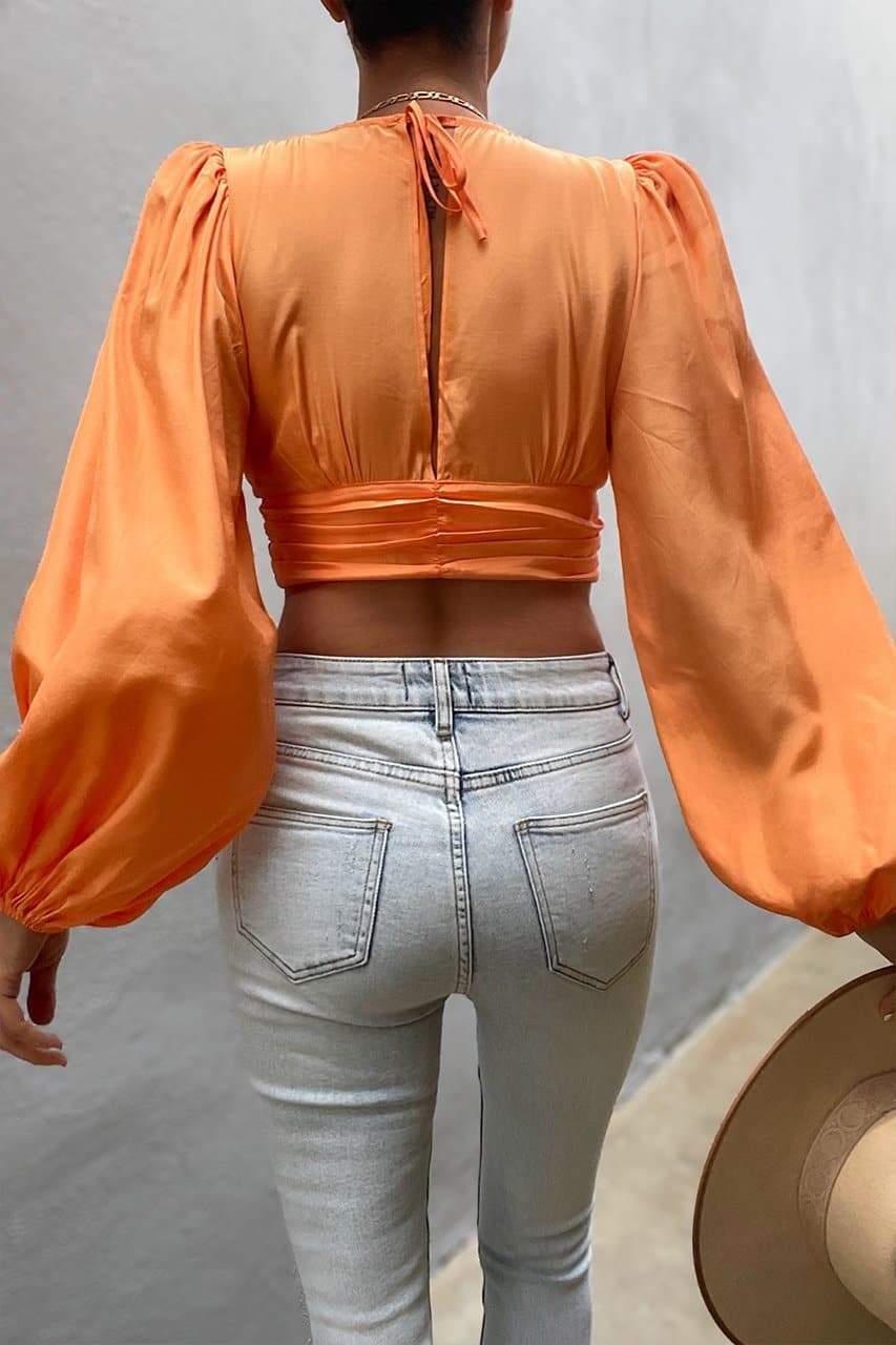 Talia Top - Orange - JAUS