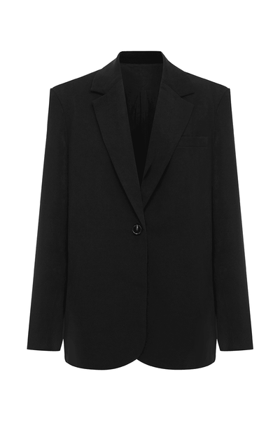 The Oversized Blazer - Black - JAUS