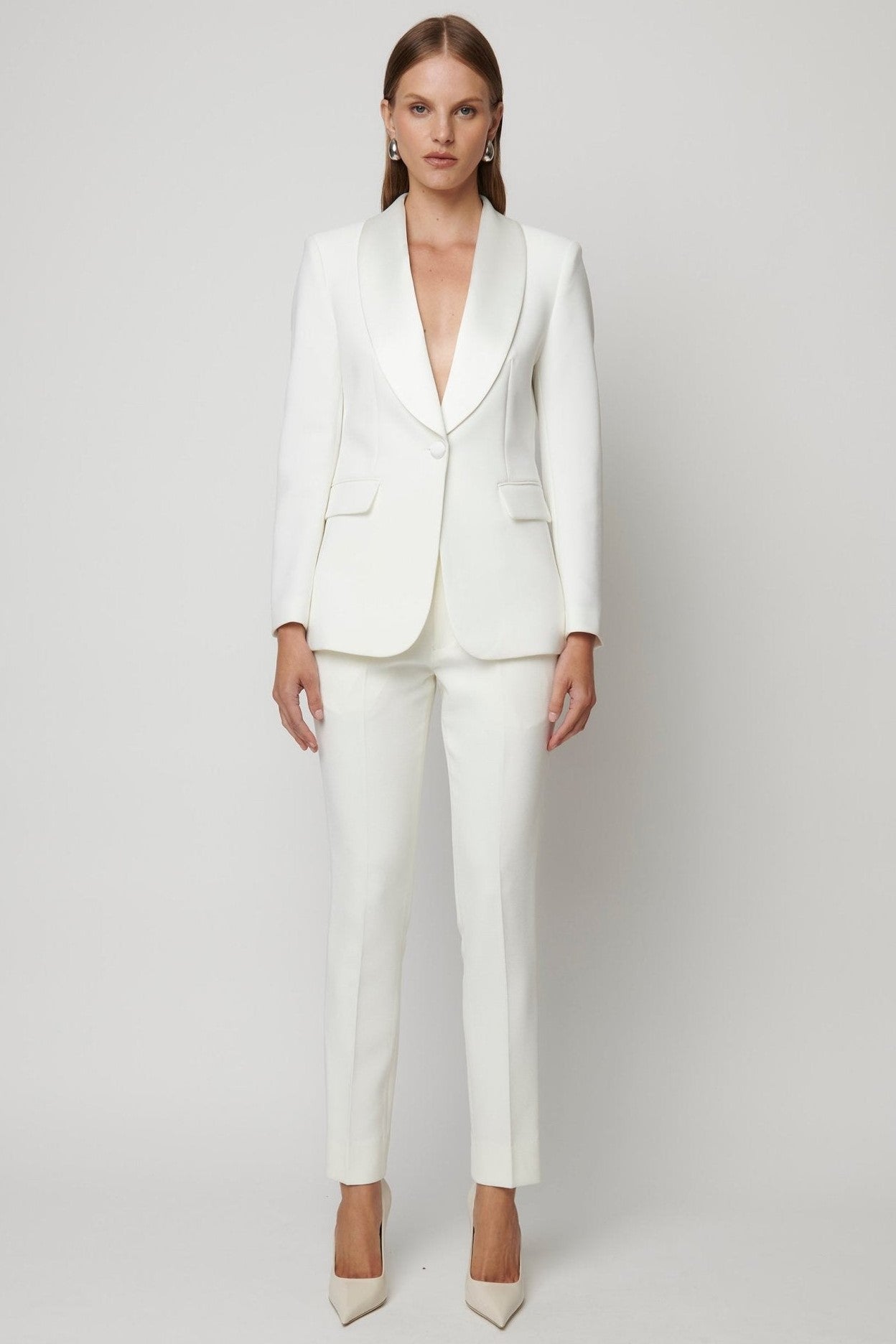 The Tuxedo Pant - Off White - SHOPJAUS - JAUS