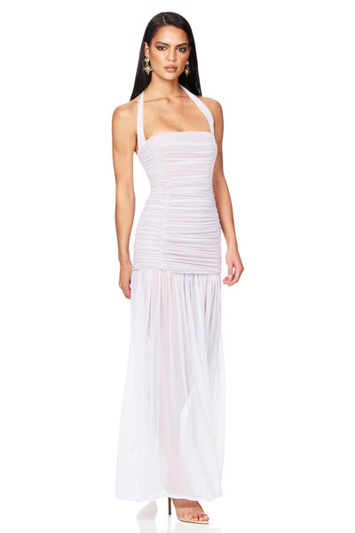 Nookie Thrill Gown - White - SHOPJAUS - JAUS