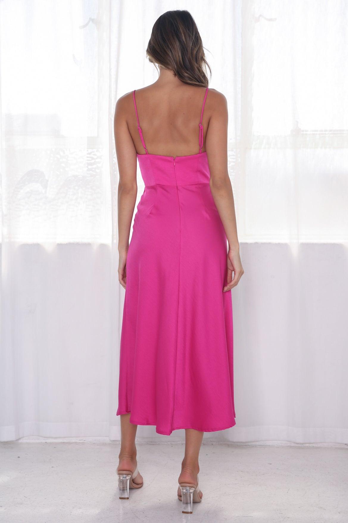 Tiana Dress - Fuchsia - JAUS