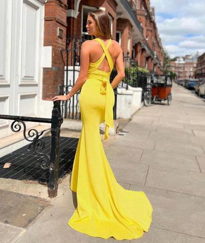 Vanessa Gown - Yellow - JAUS