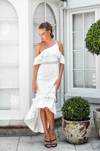 Victoria Dress - White - SHOPJAUS - JAUS