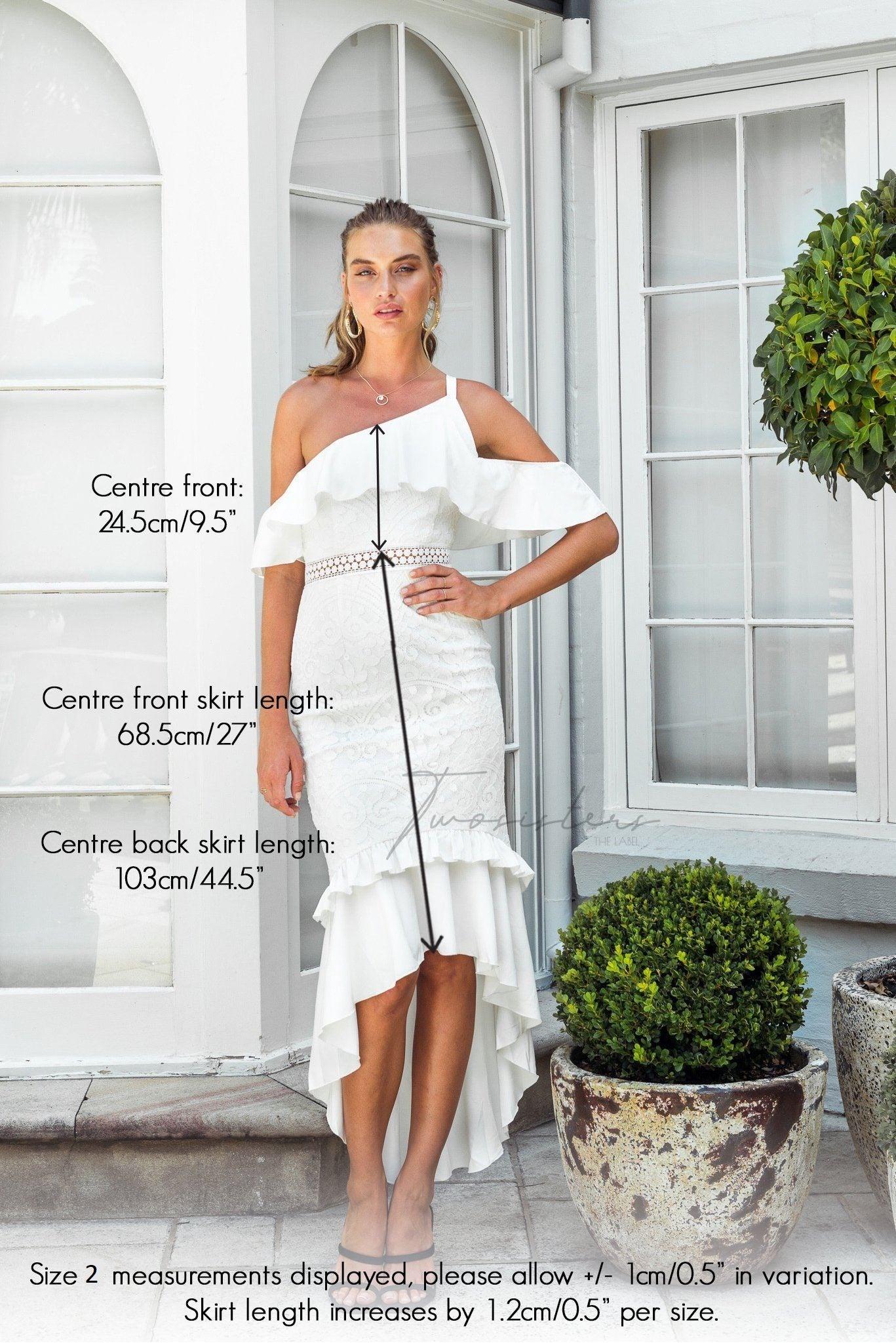 Victoria Dress - White - SHOPJAUS - JAUS