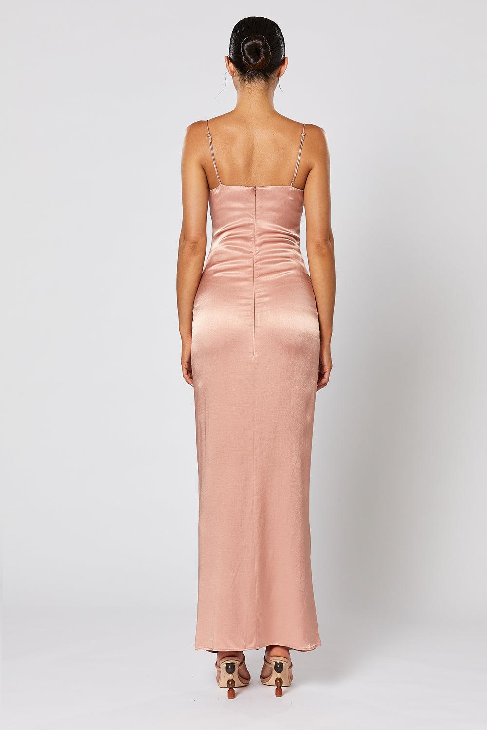 Zola Dress - Dusty Pink - JAUS