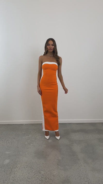 Ashley Dress - Orange