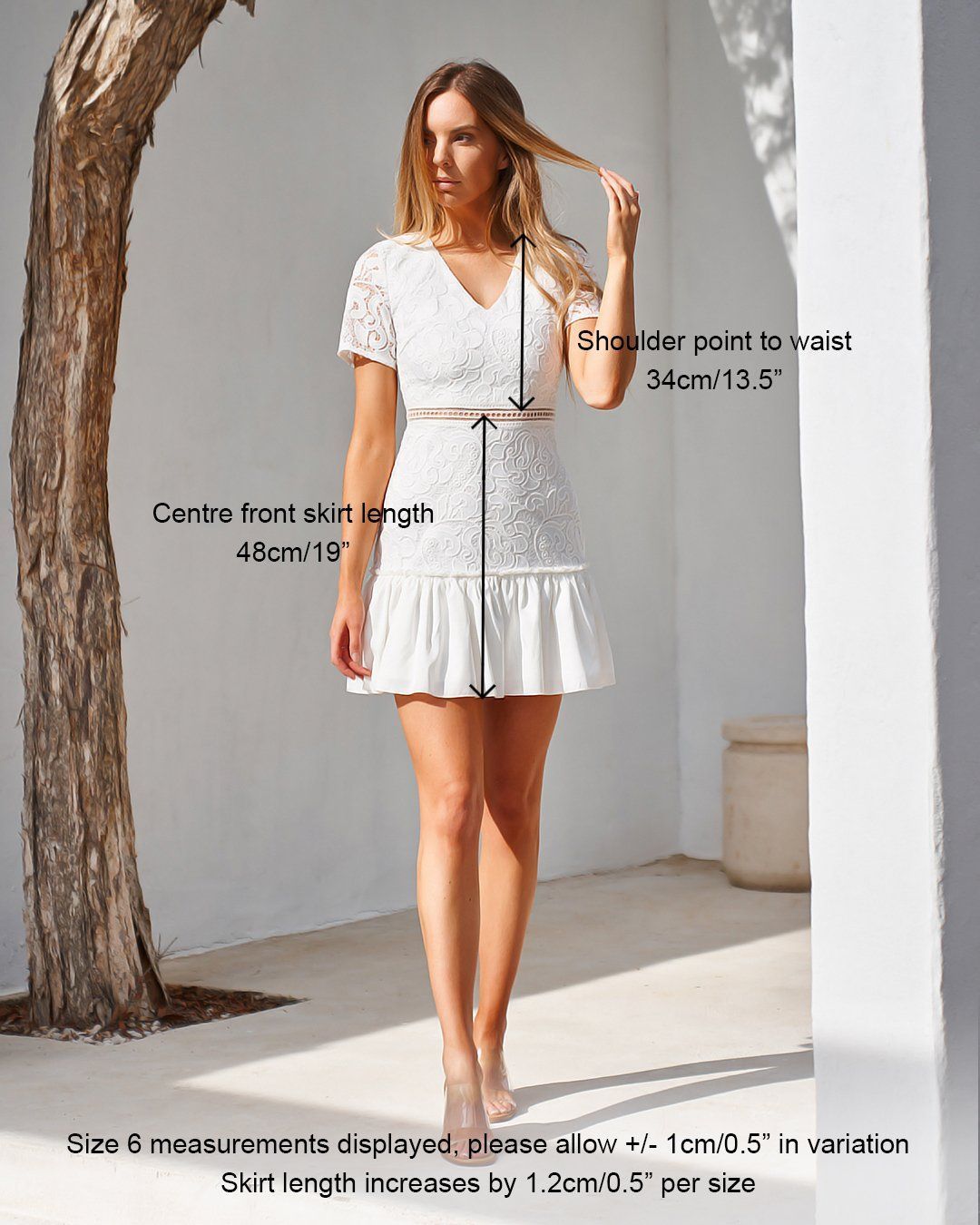 Missha Dress - White - SHOPJAUS - JAUS